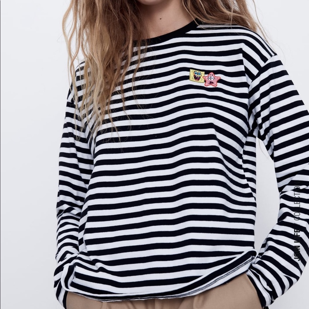 Zara spongebob squarepants T-shirt